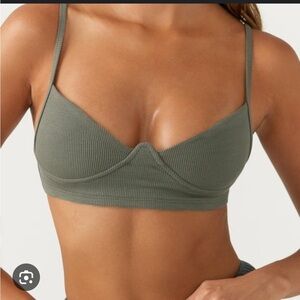 Joah Brown STRUCTURED TANK BRA in SUMMIT FLEX RIB